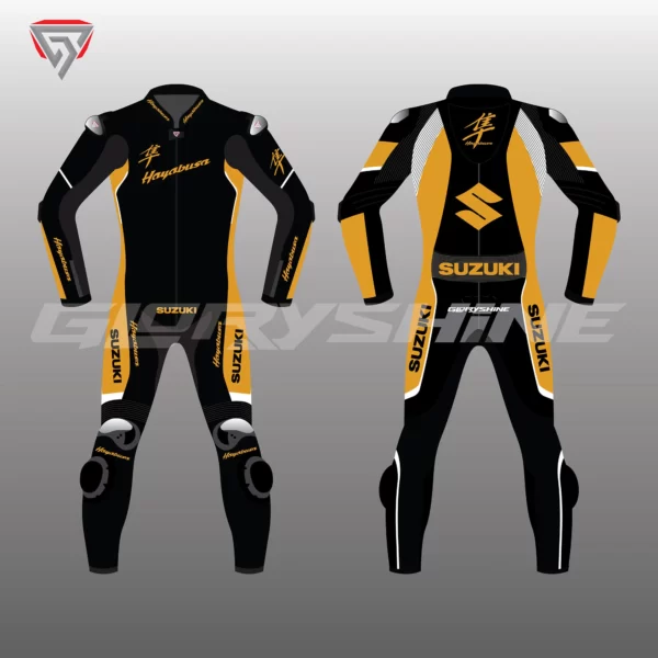 Hayabusa Racing Suit Front & Back 2D