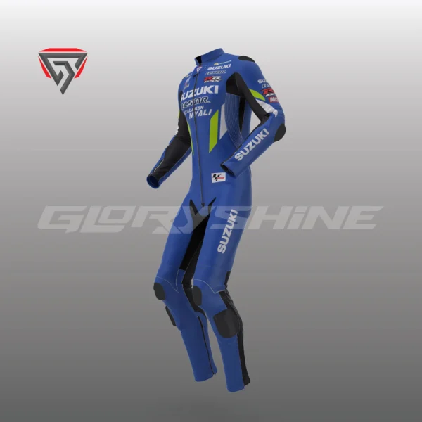 Alex Rins Leather Suit Team Suzuki ECSTAR MotoGP 2019 Right Side 3D