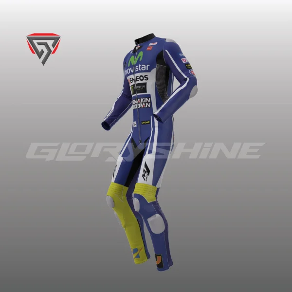 Valentino Rossi MotoGP Leather Suit Movistar 2014 Right Side 3D