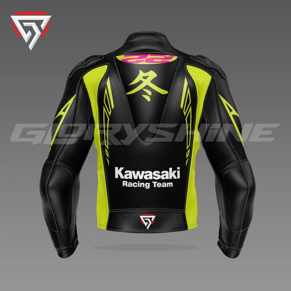Alex Lowes Winter Test Jacket Kawasaki WSBK 2023 Back 3D