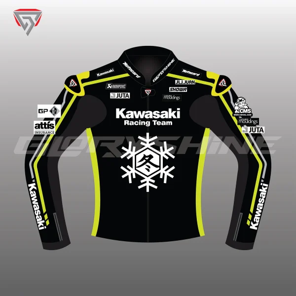 Alex Lowes Winter Test Jacket Kawasaki WSBK 2023 Front 2D