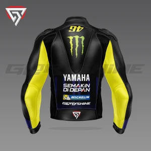 Valentino Rossi Motorcycle Jacket Movistar Yamaha MotoGP 2017 Back 3D