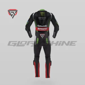 Jonathan Rea WSBK Suit Kawasaki Ninja Motocard WSBK 2017 Back 3D