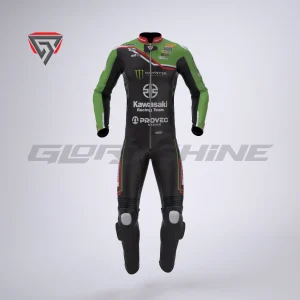 Jonathan Rea Kawasaki Ninja WSBK Race Suit 2023 Front