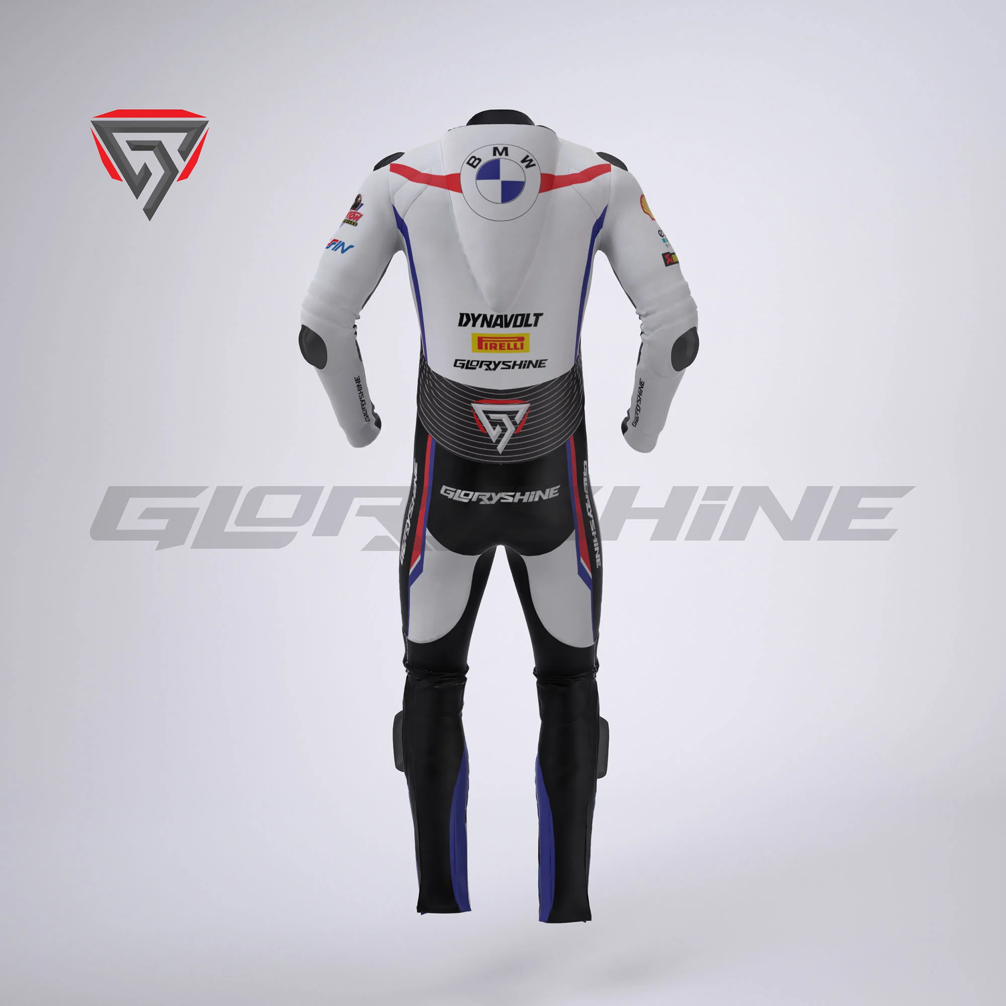 BMW Motorbike Suit Back 3D