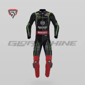 Tom Sykes Leather Suit Kawasaki Motocard WSBK 2018 Front 3D