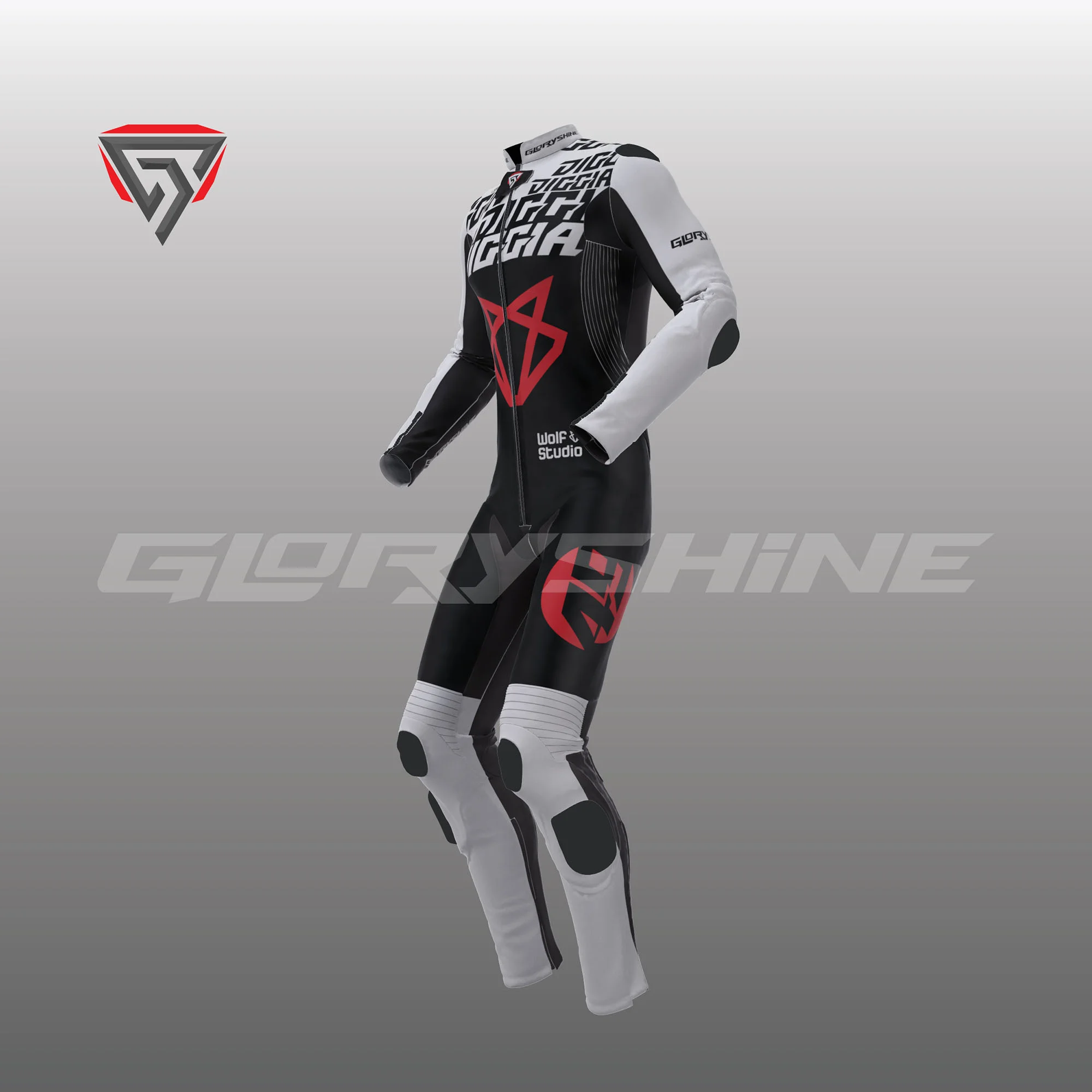 Fabio Di Giannantonio Winter Test Suit Ducati MotoGP 2023 Right Side 3D